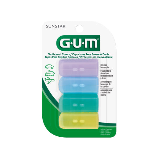 Gum Protectores De Cepillos Antibacterial 4 Colores - Farmacias Arrocha