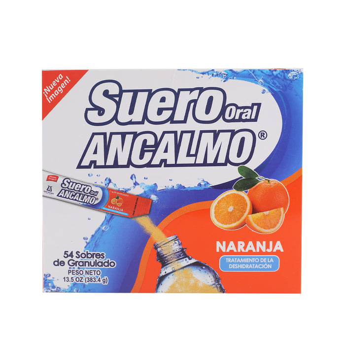 Suero Oral Ancalmo Sabor Naranja 54 Sobr - Farmacias Arrocha