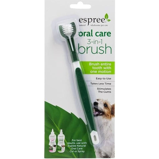 Espree Natural Cepillo De Dientes Para Perros Oral Care 3-in-1 - Farmacias Arrocha