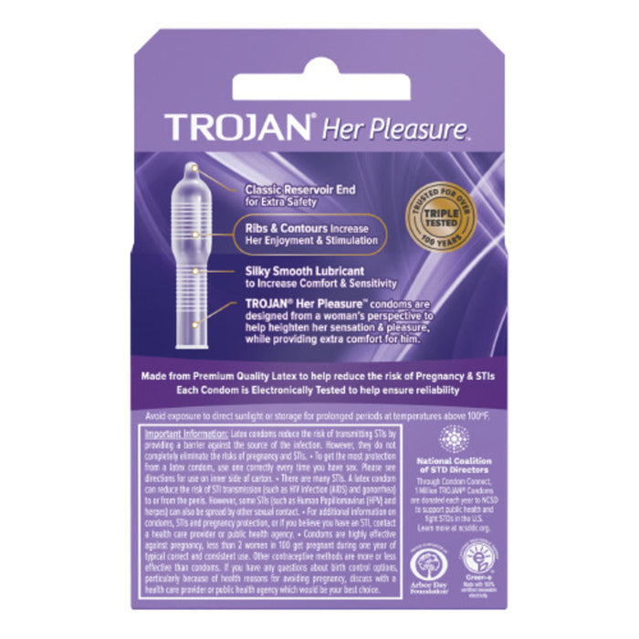 Trojan Her Pleasure  3Un - Farmacias Arrocha
