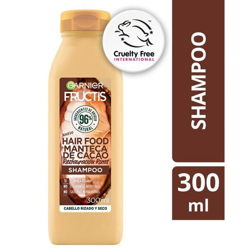 Garnier Shampoo Para Rizos Hair Food Manteca De Cacao 300Ml - Farmacias Arrocha
