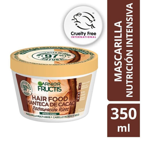 Garnier Mascarilla De Reparación De Rizos Hair Food Manteca De Cacao 350Ml - Farmacias Arrocha