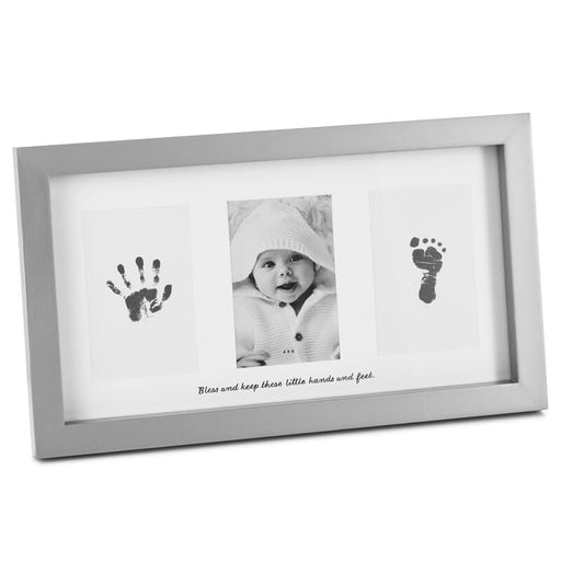 Hallmark Kit de marco de fotos con huellas y huellas de manos de bebé bendito, 4x6 - Farmacias Arrocha