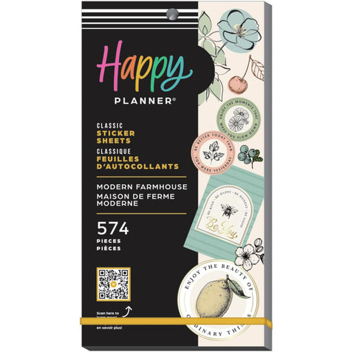 Happy Planner Modern Farmhouse 30 Sheet Sticker Value Pack - Farmacias Arrocha