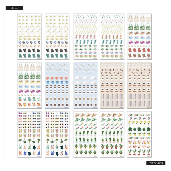 Happy Planner Everyday Icons Classic 30 Sheet Sticker Value Pack - Farmacias Arrocha