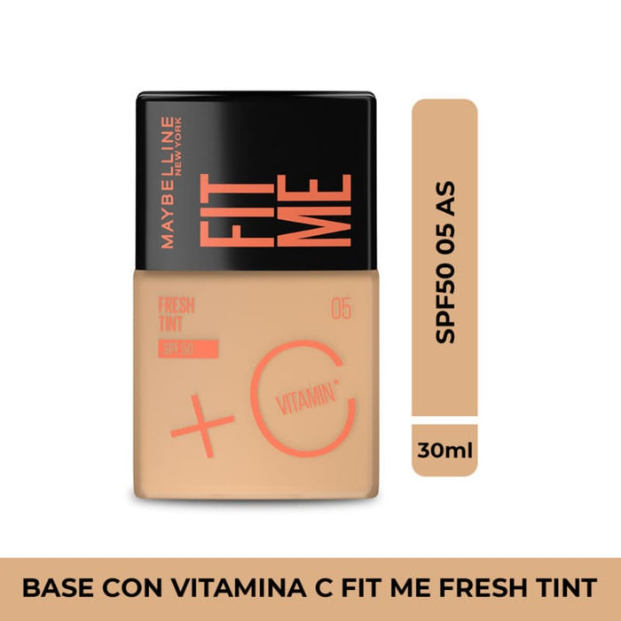 Base De Maquillaje Maybelline Ny Fit Me Fresh Tint Spf50 - Farmacias Arrocha