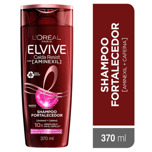 L´Oreal Paris Elvive Caida Resist Con (Aminexil) Shampoo Fortalecedor 370 Ml - Farmacias Arrocha