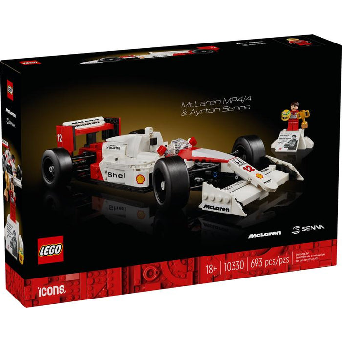 Lego Icons McLaren MP4/4 y Ayrton Senna - Farmacias Arrocha