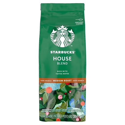 Starbucks House Blend Tueste Medio Café Molido Bolsa 250gr - Farmacias Arrocha