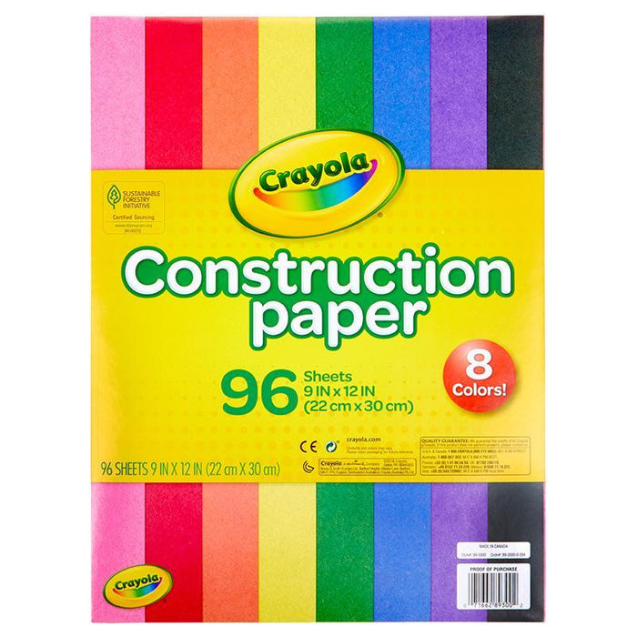 Crayola Construction Paper-96 Crayola - Farmacias Arrocha