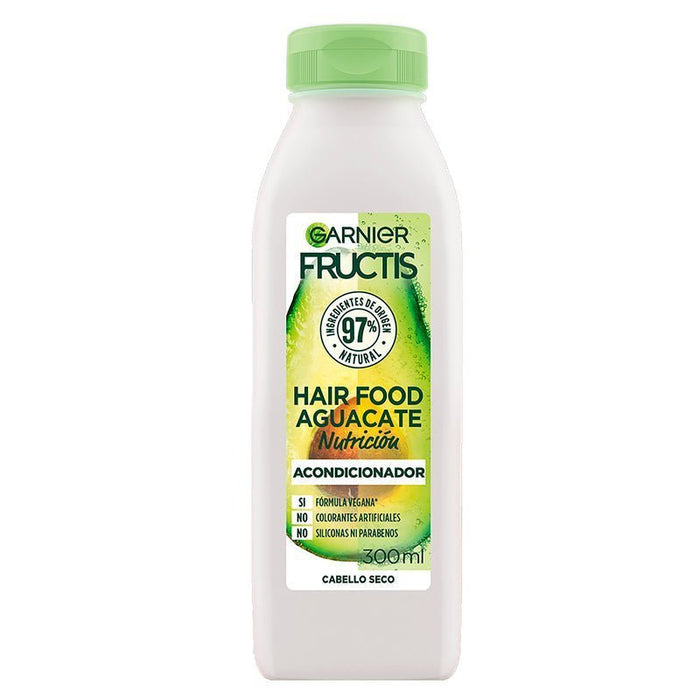 Garnier Fructis Hair Food Acondicionador de Nutrición Aguacate 300ML - Farmacias Arrocha