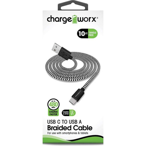 Chargeworx Cable USB Tipo C 10Ft - Farmacias Arrocha