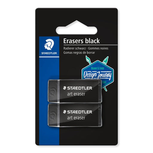 Staedtler Eraser Rasoplast Black 2X Blister - Farmacias Arrocha