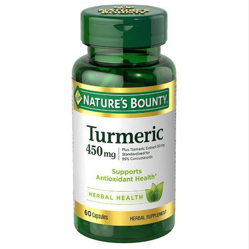 Nature's Bounty Turmeric Curcumin 60 capsulas - Farmacias Arrocha