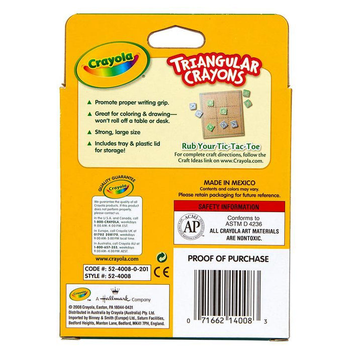 Crayola Crayola Triangular-8 - Farmacias Arrocha