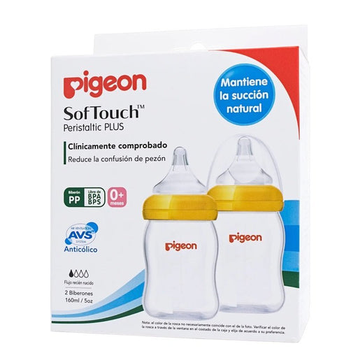Pigeon Biberones Peristaltic Plus Pack 2X160Ml - Farmacias Arrocha