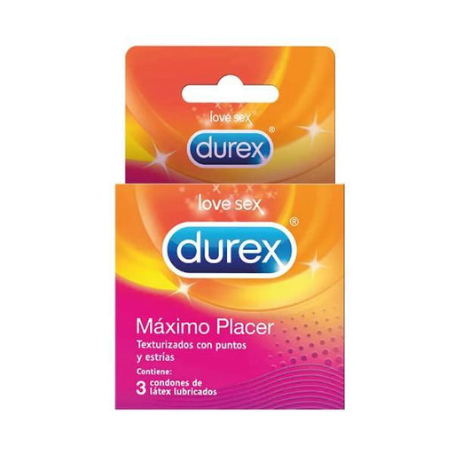 Durex Maximo Placer 3Pz - Farmacias Arrocha