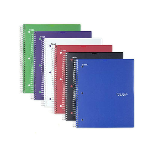 Mead Five Star Notebook Ruled 3Sub Color - Farmacias Arrocha