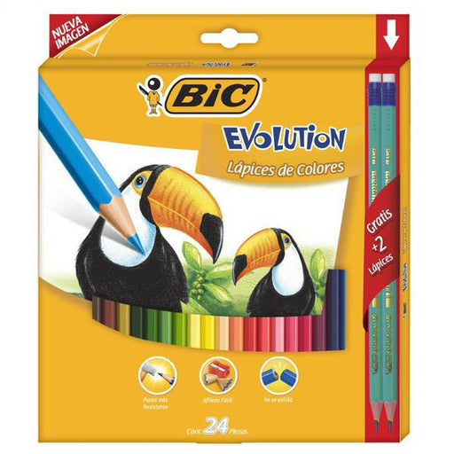 Bic Colores Bic Evolution Cj 24 - Farmacias Arrocha