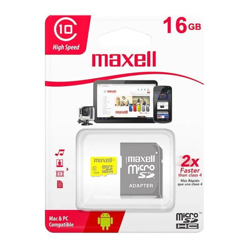 Maxell Micro SD Clase 10 16Gb - Farmacias Arrocha