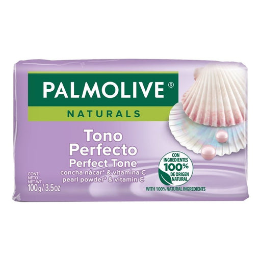 Jabón de Tocador Palmolive Naturals Tono Perfecto Nacar y Vitamina C 100g - Farmacias Arrocha