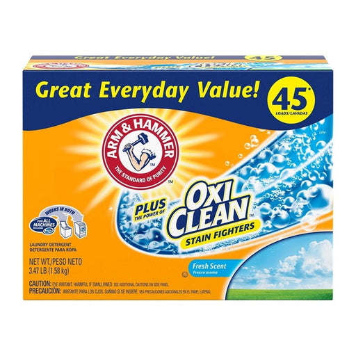 Arm & Hammer + Oxi Clean Detergente En Polvo 1.58 Kg - Farmacias Arrocha