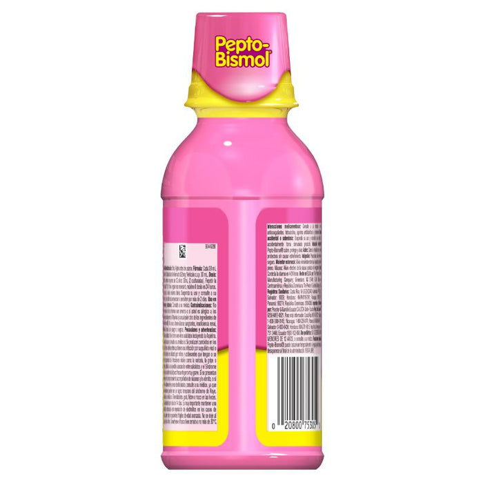 Pepto-Bismol Suspensión Sabor Original 236 Ml - Alivio Para El Malestar Estomacal