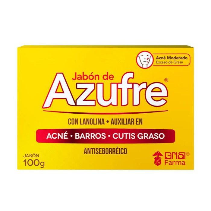 Grisi Jabon En Barra Azufre 100 G