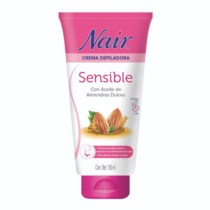 Nair Crema Depilatoria Para Piel Sensible 150Ml