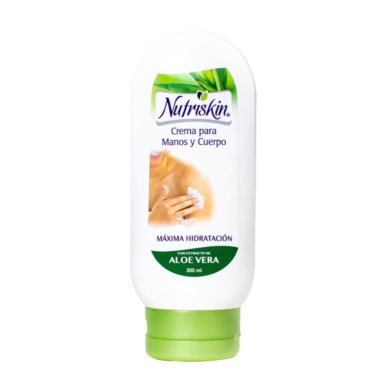 Nutriskin Cr Manos/Cuerpo Aloe 200Ml - Farmacias Arrocha