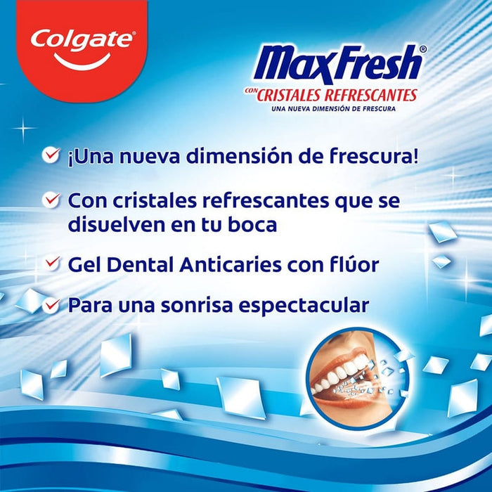 Pasta Dental Colgate Max Fresh Cool Mint 75 ml - Farmacias Arrocha