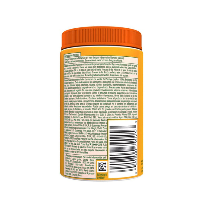 Metamucil Fibra Natural Sabor Naranja 174 G - 30 Dosis - Farmacias Arrocha