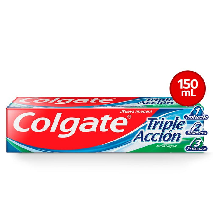 Pasta Dental Colgate Triple Acción 150 ml - Farmacias Arrocha