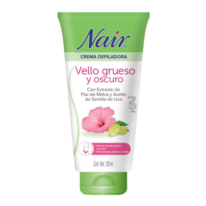 Nair Crema Depilatoria Para Piel De Vello Grueso Y Oscuro 150Ml