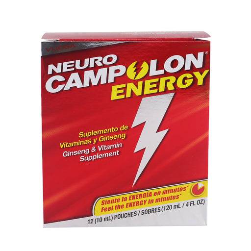 Neurocampolon Energy C Ginseng X 12 So. - Farmacias Arrocha