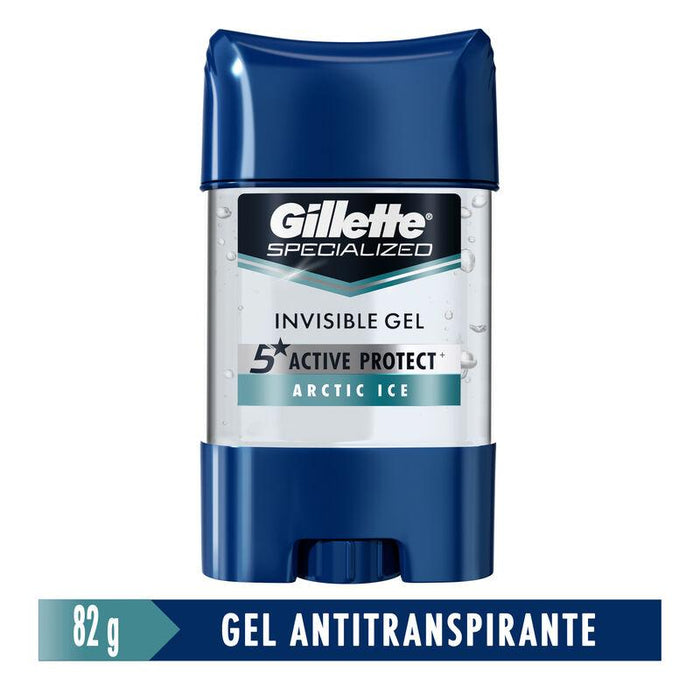 Gel Invisible Antitranspirante Gillette Specialized Arctic Ice 82 g