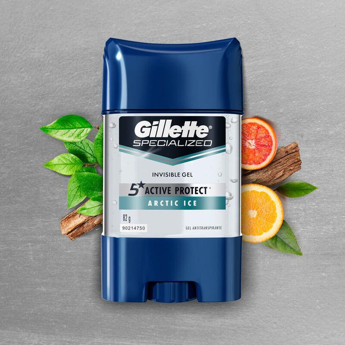 Gel Invisible Antitranspirante Gillette Specialized Arctic Ice 82 g