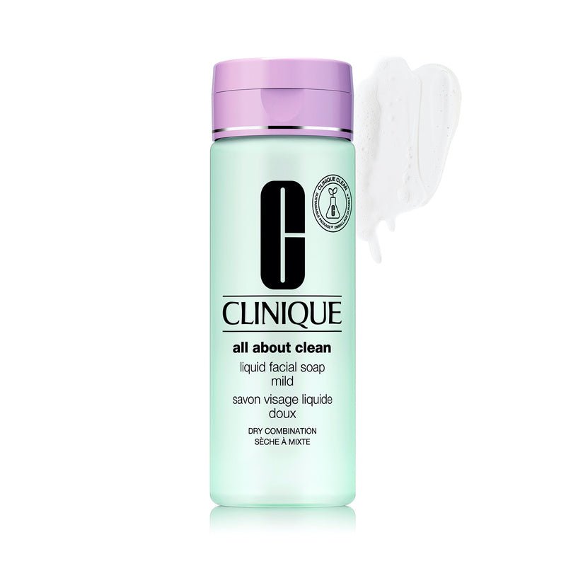 Clinique Jabón líquido Limpiador All About Clean™ Piel Seca 200 ml - Farmacias Arrocha