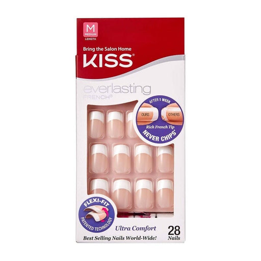 Kiss Uñas Falsas Everlasting French Kit Infi - Farmacias Arrocha