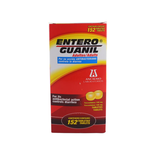 Entero Guanil 100 mg de 152 Tabletas - Farmacias Arrocha