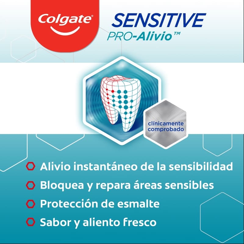 Pasta Dental Colgate Sensitive Pro-Alivio Original 75 ml - Farmacias Arrocha