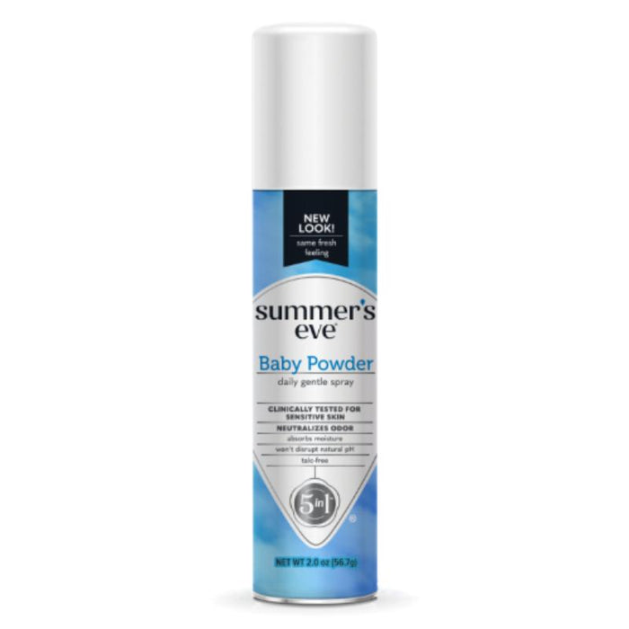 Summer'S Eve Desodorante Intimo Spray Baby Powder 2 Oz