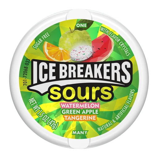 Ice Breackers Mint Fruit Sours 1.5Oz - Farmacias Arrocha