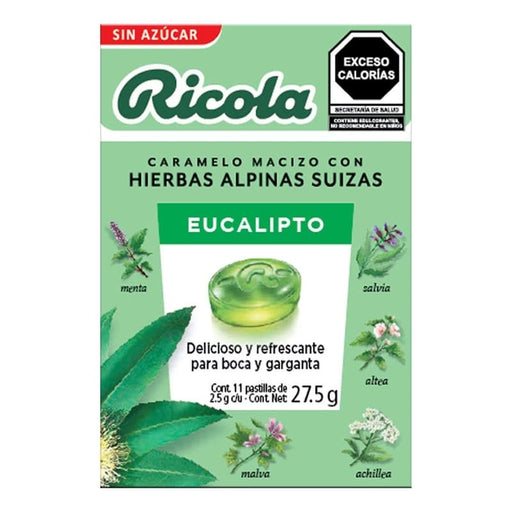 Ricola Eucalipto Sin Azucar C 20 - Farmacias Arrocha