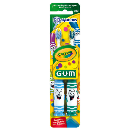Gum Cepillo Crayola Pipsqueak 2P 0-5 Años - Farmacias Arrocha