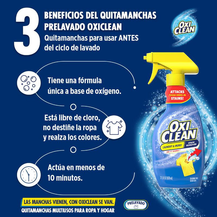 Oxiclean Removedor De Manchas En Spray Líquido