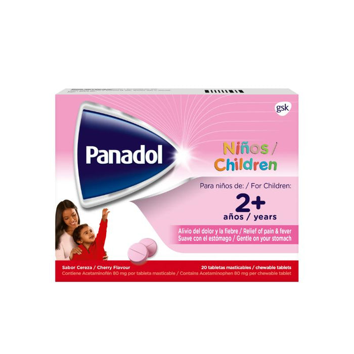 Panadol Niños Tabletas x20