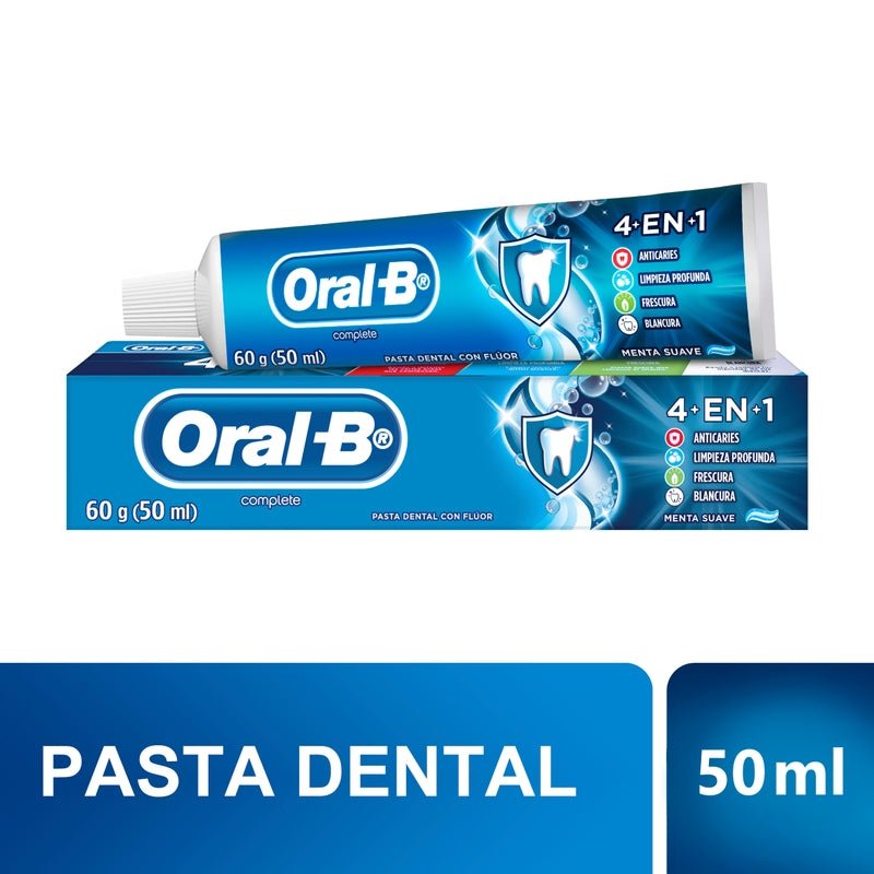 Pasta dental con Flúor Oral - B Complete 4en1 60g - Farmacias Arrocha
