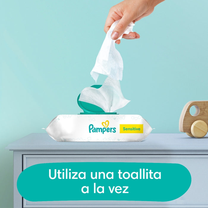 Toallitas húmedas Pampers Sensitive 56 unidades