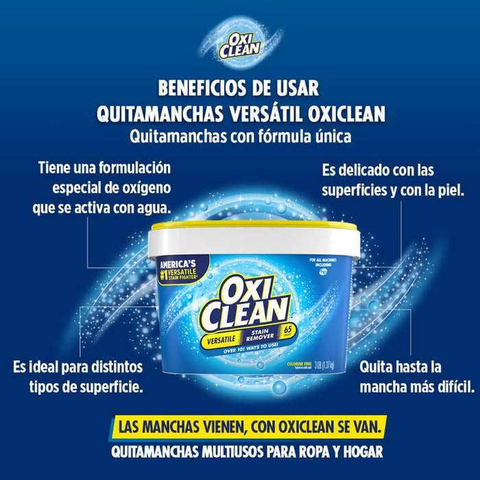 Oxiclean Removedor De Manchas En Polvo 3Lbs